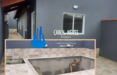 Casa nova 2 dormitórios 1 suíte financiamento bancário suarão itanhaém