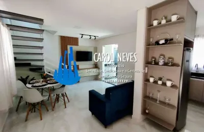 Sobrado novo condominio 2 suites lado praia financiamento bancario itanhaem