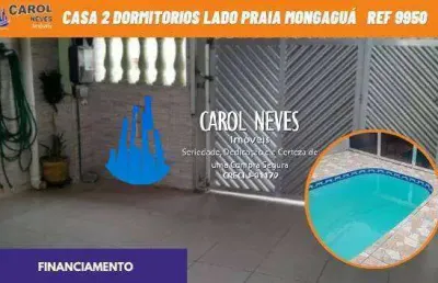 Casa 2 dormitórios piscina financiamento bancário plataforma mongaguá