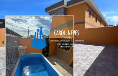 Sobrado condominio fechado 2 dormitorios financiamento bancario itanhaem