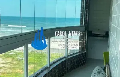 Apartamento 2 dormitórios 1 suíte lado praia parcelamento direto mongaguá