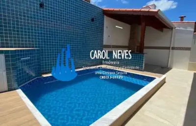 Casa 3 dormitórios 2 suítes lado praia financiamento bancário praia grande