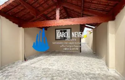 Casa nova 2 dormitórios suíte lado pista financiamento bancário mongaguá