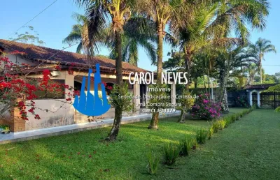 Chacara 5 dormitorios 2 suites piscina lado pista financiamento itanhaem