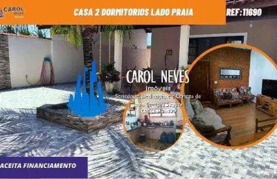 Casa 3 dormitorios lado praia financiamento bancario itanhaem