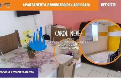 Apartamento2 dormitorios repasse de financiamento itanhaem