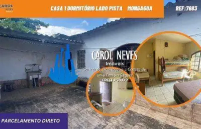 Casa 1 dormitório lado pista parcelamento direto mongaguá