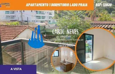 Apartamento 1 dormitorio a vista  lado praia mongagua