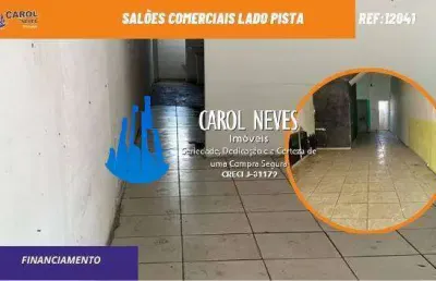 Saloes comerciais venda lado pista financiamento bancario itanhaem
