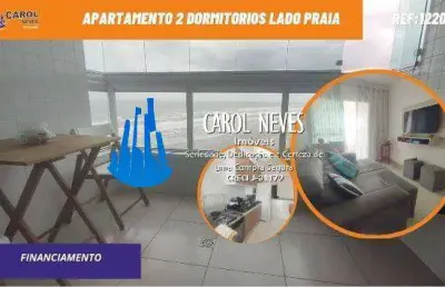 Apartamento 2 dormitorios lado praia financiamento bancario mongagua