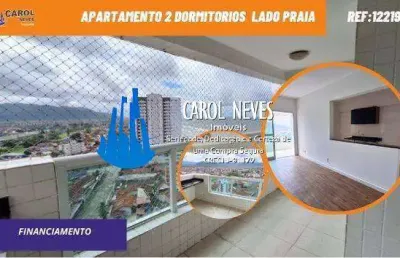 Apartamento 2 dormitorios suite lado praia financiamento mongagua