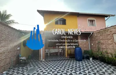 Sobrado 3 dormitorios lado praia financiamento bancário mongagua