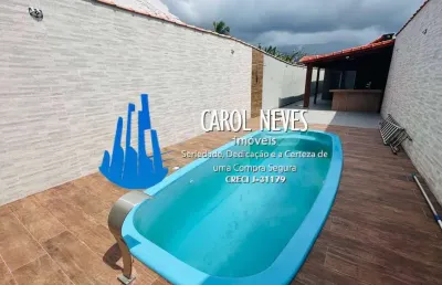 Casa 2 dormitorios piscina lado praia jardim real praia grande