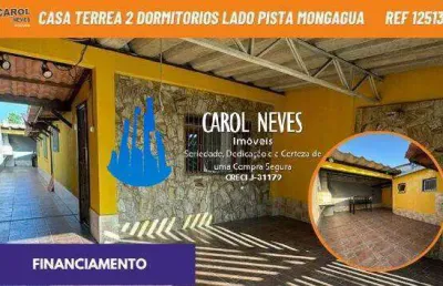 Casa 2 dormitorios 1 suite churrasqueira lado pista financiamento mongagua