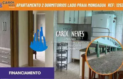 Apartamento 2 dormitorios lado praia financiamento mongagua