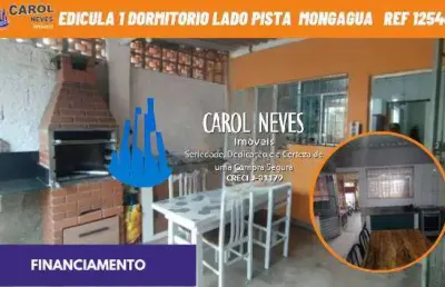 Edicula 1 dormitorio lado pista financiamento bancario mongagua