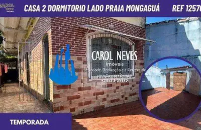 Casa  temporada esquina 2 dormitorios 1 suite lado praia mongagua