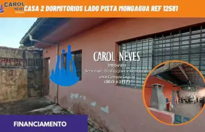 Casa 2 dormitorios lado pista financiamento bancario mongagua