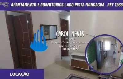Apartamento 2 dormitorios lado pista locacao mongagua