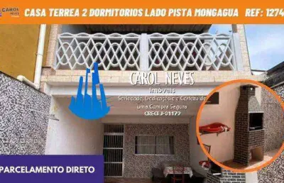Sobrado 2 dormitorios 1 suite lado pista parcelamento direto mongagua