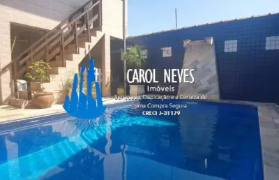 Casa 3 dormitórios suíte piscina financiamento bancário mongaguá