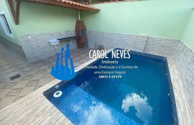 Casa  2 dormitórios suíte piscina financiamento bancário mongaguá