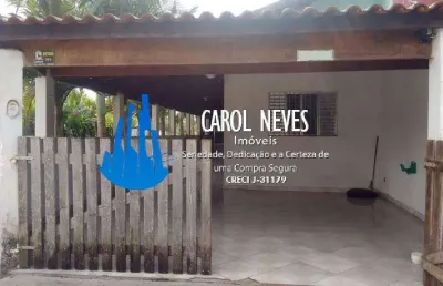 Casa 3 dormitórios churrasqueira lado pista são pedro itanhaém