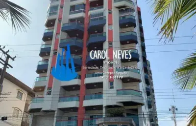 Apartamento pé na areia 2 dormitórios suíte financiamento bancário mongaguá