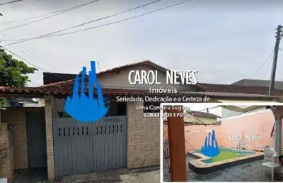 Casa 2 dormitórios piscina + salão comercial belas artes itanhaém