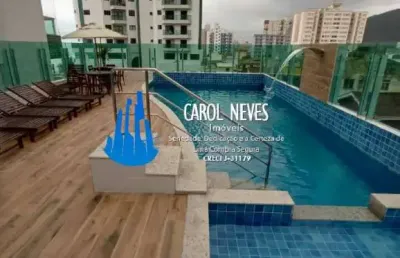 Apartamento pé na areia 3 dormitórios suíte financiamento bancário mongaguá