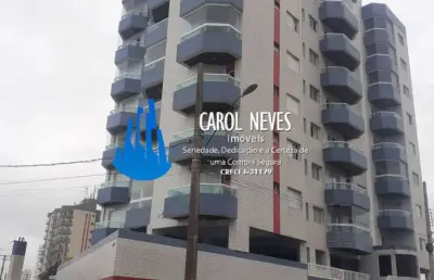 Apartamento pé na areia 2 dormitórios suíte financiamento bancário mongaguá