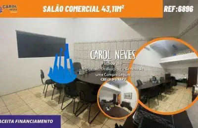Salão comercial 43,11m² financiamento bancário agenor de campos mongaguá