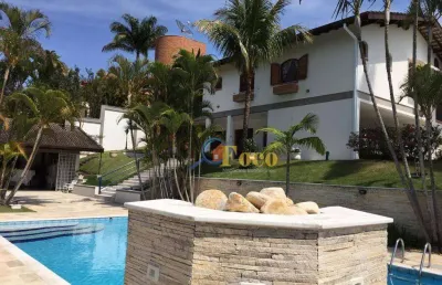 Chácara com 4 dormitórios à venda, 2800 m² por r$ 3.500.000,00 - condomínio parque da fazenda - itatiba/sp