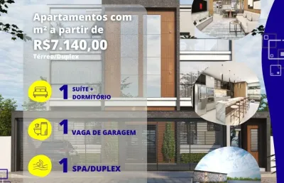 Apartamento 1 suíte + 1 dormitório bairro fazenda itajaí sc