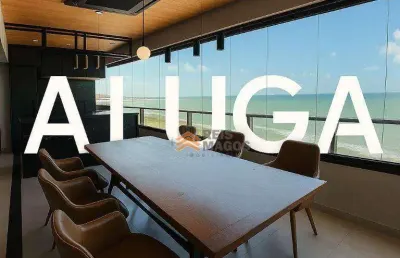 Apartamento com 4 dormitórios para alugar, 289 m² por r$ 15.000,00/mês - areia preta - natal/rn