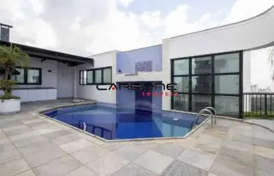 Cobertura com 4 quartos à venda na rua nello bini, jardim anália franco, são paulo por r$ 2.990.000