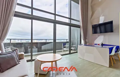 Apartamento duplex com 1 quarto e 1 vaga à venda no centro