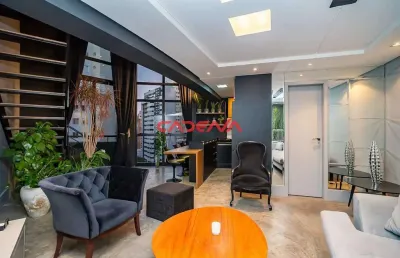 Apartamento duplex com 1 quarto e 2 vagas à venda no bigorrilho