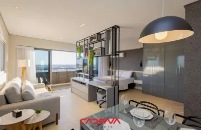 Apartamento 1 quarto com varanda e 1 vaga para aluguel no centro de curitiba