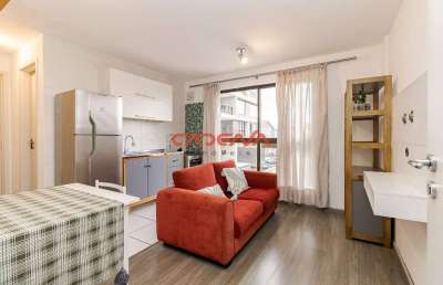 Apartamento com 1 quarto para alugar na Rua Estados Unidos, 1455, Bacacheri, Curitiba