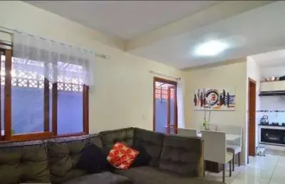 Casa em condomínio fechado com 2 quartos à venda na rua são joaquim, --, estância velha, canoas por r$ 270.000
