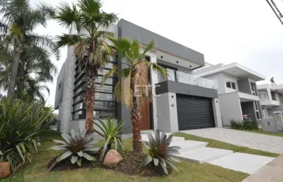 Casa em condomínio fechado com 4 quartos à venda na rua monte castelo, --, marechal rondon, canoas por r$ 4.300.000