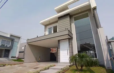 Casa em condomínio fechado com 3 quartos à venda na rua dos pinheiros, --, igara, canoas por r$ 1.945.000