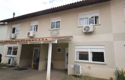 Casa em condomínio fechado com 3 quartos à venda na rua doutor tancredo neves, --, fátima, canoas por r$ 460.000
