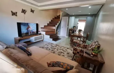 Casa em condomínio fechado com 2 quartos à venda na rua treze de maio, --, rio branco, canoas por r$ 320.000