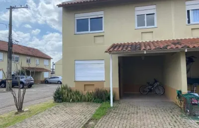 Casa em condomínio fechado com 3 quartos à venda na rua república, --, harmonia, canoas por r$ 350.000