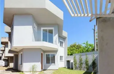 Casa em condomínio fechado com 3 quartos à venda na rua buttenbender, --, fátima, canoas por r$ 499.900