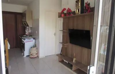 Casa em condomínio fechado com 2 quartos à venda na avenida doutor sezefredo azambuja vieira, --, olaria, canoas por r$ 180.900