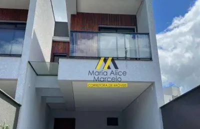 Sobrado com 01 suite e 2 dormitórios à venda, 128 m² por r$ 670.000 - santo antônio - joinville/sc