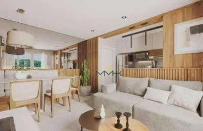 Apartamento com 2 dormitórios à venda, 55 m² no marapé - santos/sp